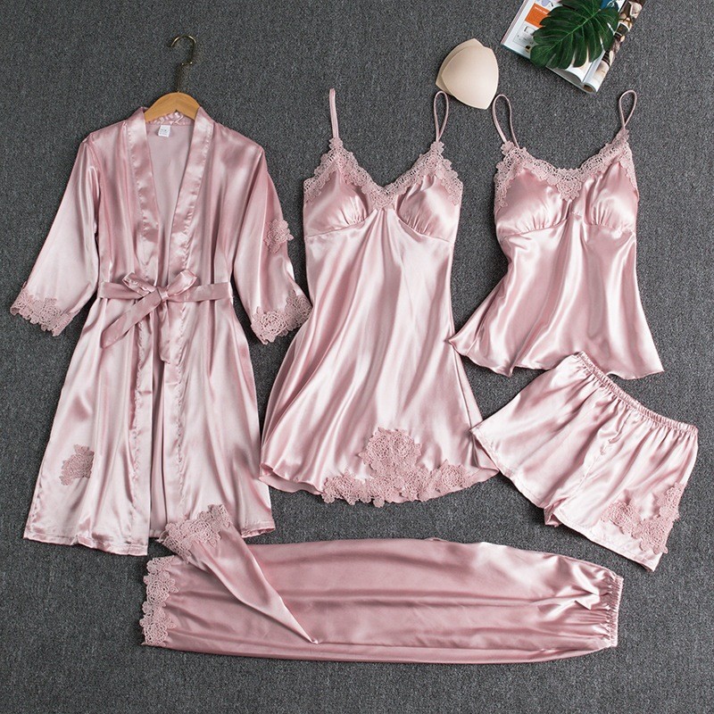 Silk Robe Sleep Suit.