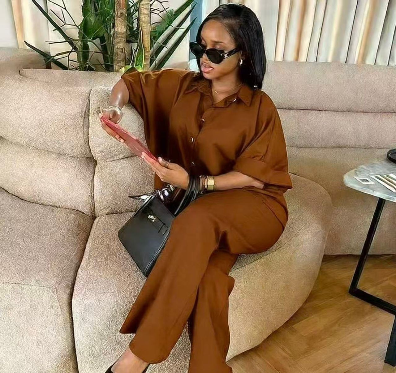 Heavy Linen 2 Piece Set