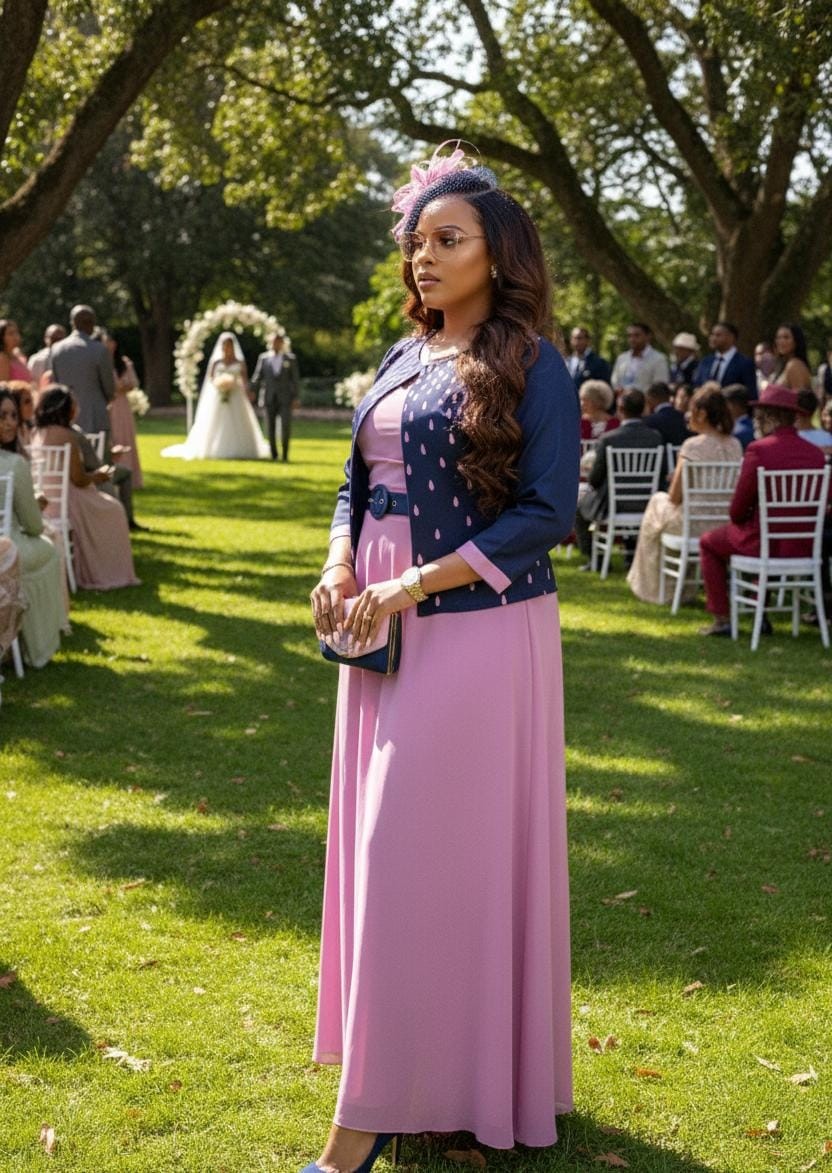 Elegant Two-Piece Maxi Dress