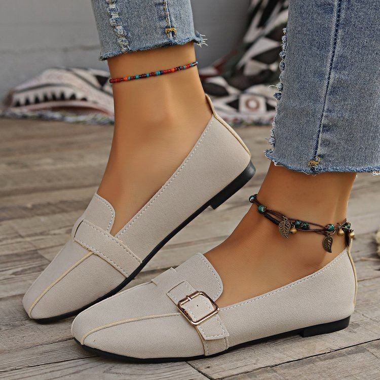Suede Loafers.