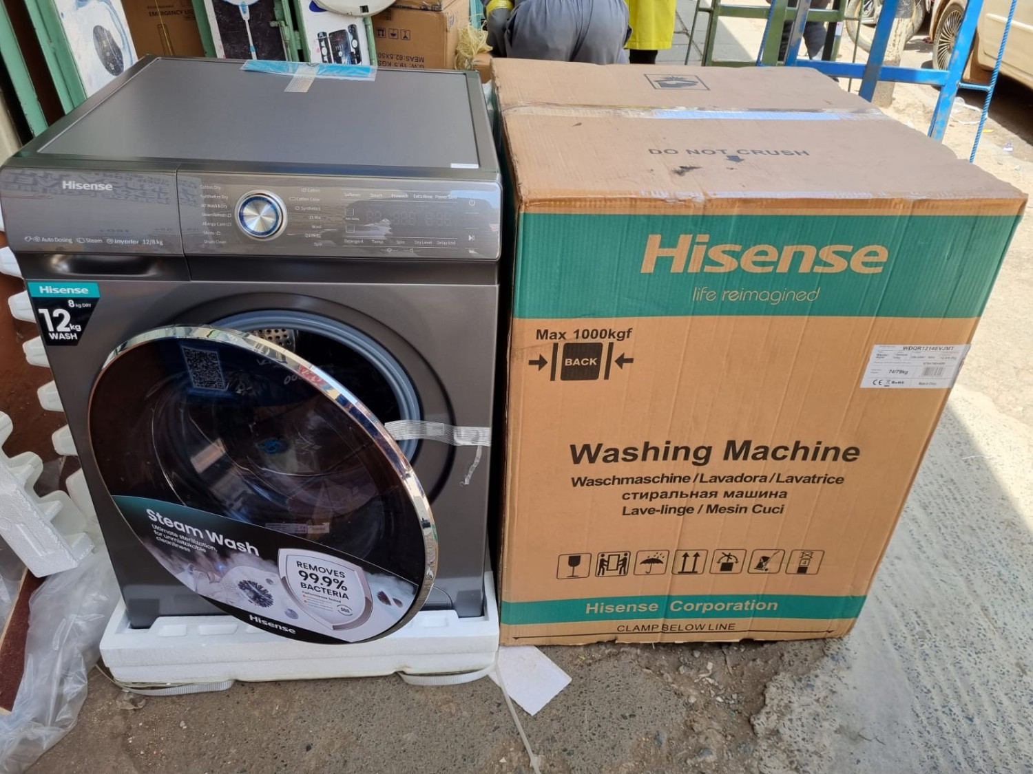 Hisense Washing Machine 8Kg Wash & Spin
