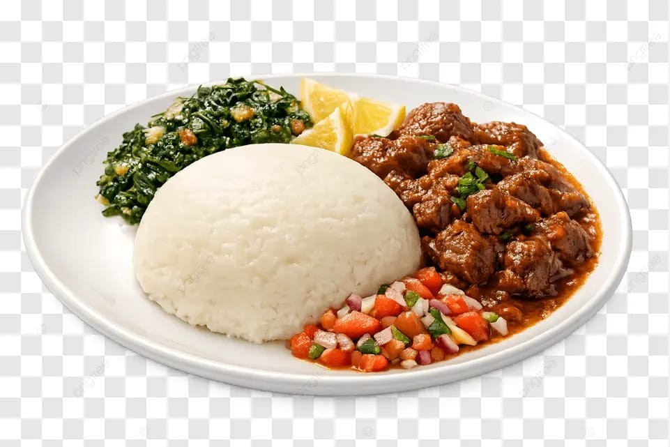 Special Meat With Ugali
